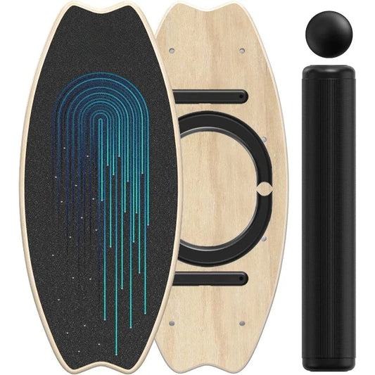 Balance/Wobble Board, 7 Modes, Adjustable Stoppers, Exercise, Balancing, Stability