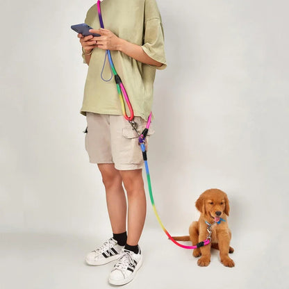 Nylon Dog Leashes, Traction Rope, Leads for Running Free Hands