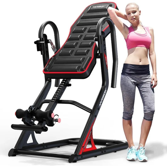 Heavy Duty Inversion Table, Back Pain Relief, 350 LBS Capacity,  3D Memory Foam
