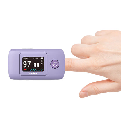 Digital Wrist Blood Pressure Monitor & Finger Pulse Oximeter OLED Blood Oxygen Saturation, Heart Rate Meter
