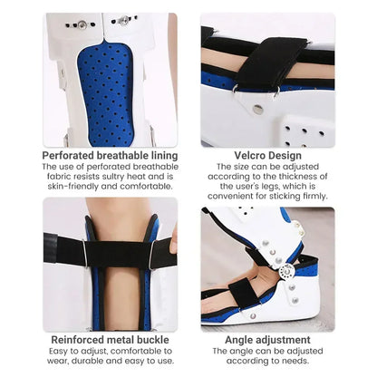 Ankle Brace, Foot Drop Corrector, Calf Fracture Fixer, Breathable