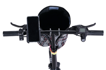 GleeRide A9 2 Seater Electric Bike, 500W 14" Mini Folding Ebike, 48V 15AH Removable Battery, Long Range 50Miles 20MPH