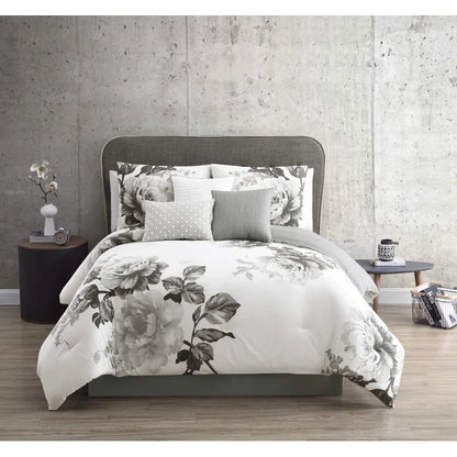 Ridgely Black 7 pc King Comforter Set