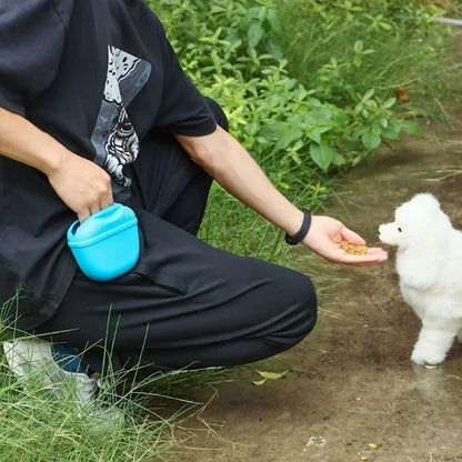 Silicone Treat Pouch, Pet Training, Waist Bag