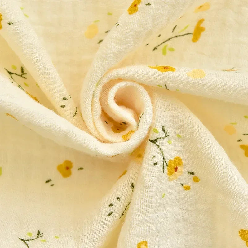 Newborn Baby Cotton Receiving Blanket, Summer Bedding, Throw Blanket