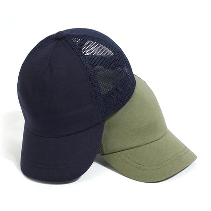 Kids, Solid Color, Curved Brim, Baseball Hat, Breathable
