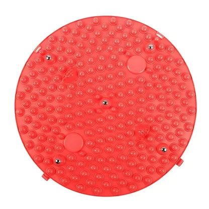 Foot Yoga Massage Acupressure Board. Muscle Relaxation, Round Exercise Mat, Physiotherapy