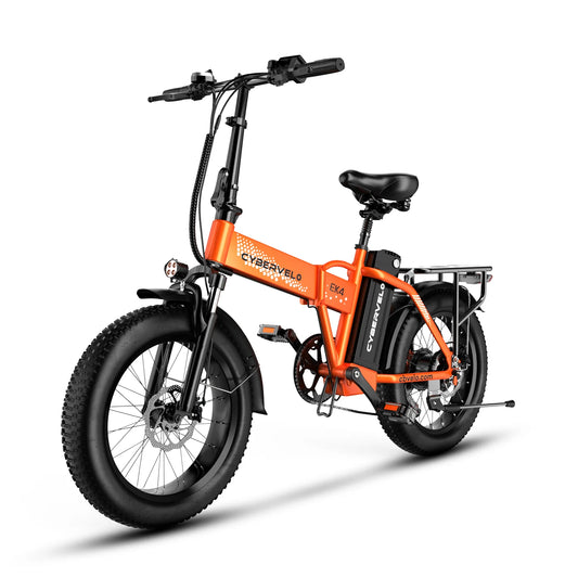 1000W Folding Electric Bike, 48V 20AH Large Removable Battery, 30+MPH, 80 Miles Max Range, 20" Fat Tire