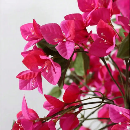 4 ft. Artificial Bougainvillea Flowers Tree, Wood Trunk