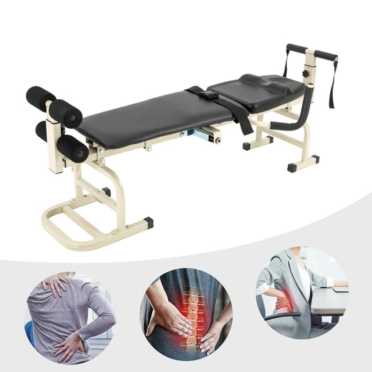 Neck/Lumbar Stretcher, Cervical Massage, Traction Table, Portable, Therapy