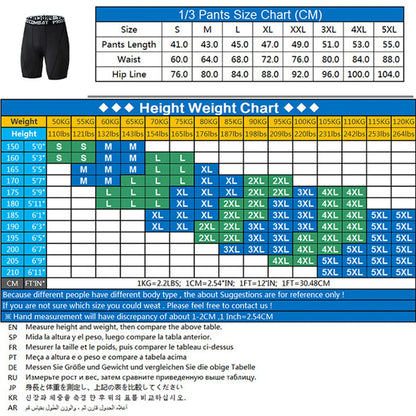 Sports Fitness Compression Pants Men's Shorts Workout Tights