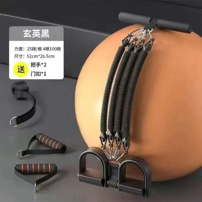 Pedal Tension Rope Back Abdominal Waist Strength Training Pull Rope Gym Equipment Hand expander
