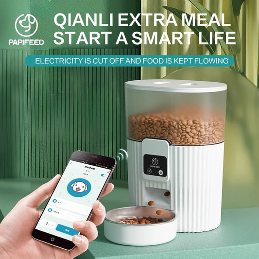 PAPIFEED, Automatic Pet Feeder,  Wifi Remote