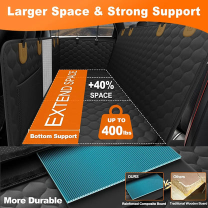 Pet Travel Accessories, Waterproof, Backseat Protector, Foldable