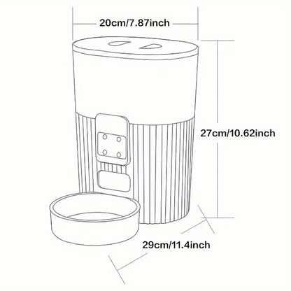 PAPIFEED, Automatic Pet Feeder,  Wifi Remote