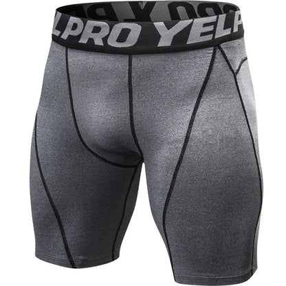 Men Fitness Compression Shorts Running Training Sport Shorts Tight Breathable Quick-drying Stretch Shorts