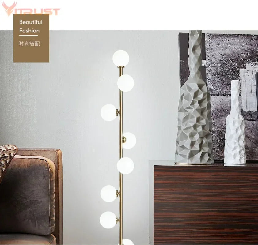 Creative Nordic Floor Lamp LED Standing Light Table Living Room Sitting Bedroom Lighting Fixture