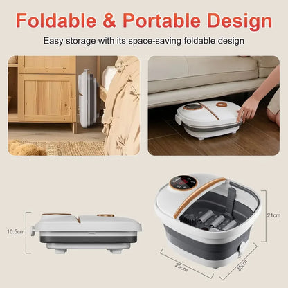 Foot Spa, Folding, Automatic Heating Intelligent Constant Temperature, Electric