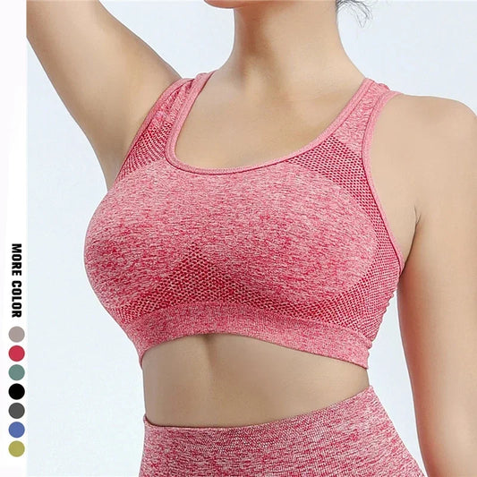 Women Sports Bra, Top Push Up, Fitness. Yoga, Breathable