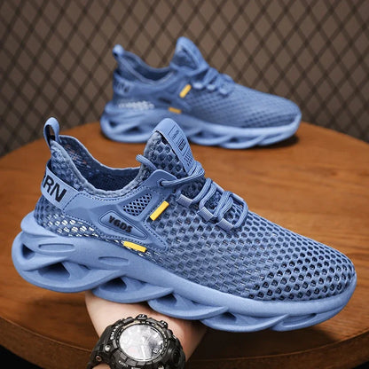 Men's Summer Mesh Sneakers - Breathable, Casual, Outdoor, Running, Tennis, Hiking
