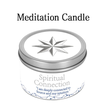 Healing Candles, Spiritual Meditation Scented Candle, Premium Natural Fragrance, Soy Wax, Relaxation Stress Relief