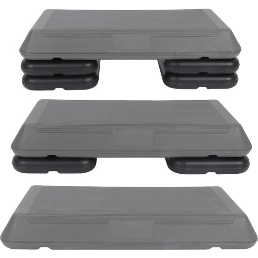 28.5'' Exercise Step Platform, Aerobic Workout Step Up Box, 4 Stackable Risers,