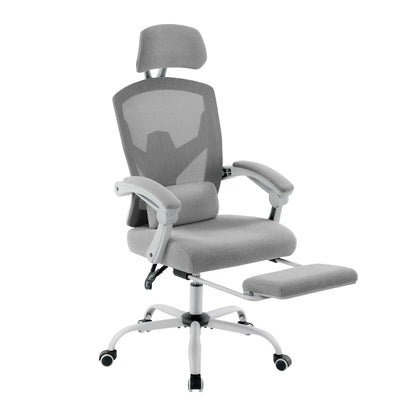 JHK Ergonomic Reclining High Back Mesh Gaming/Desk Chair, Swivel Rolling, Lumbar Support Pillow
