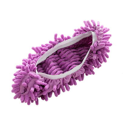 Chenille Multifunctional Dust Mop Slippers Home Floor Cleaning Lazy Mopping Shoes Water Uptake