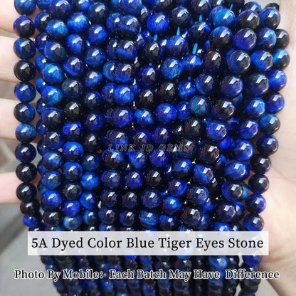 Natural Stone, Lapis Lazuli Round Loose Beads For Jewelry Making