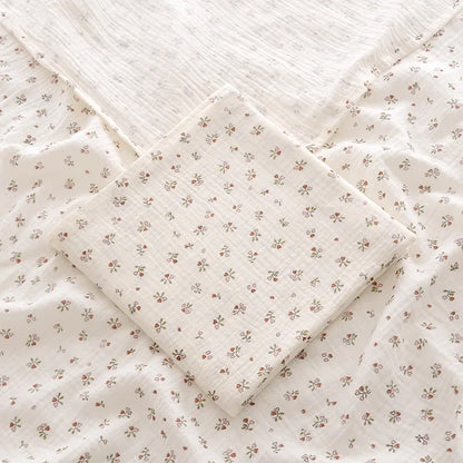 Newborn Baby Cotton Receiving Blanket, Summer Bedding, Throw Blanket