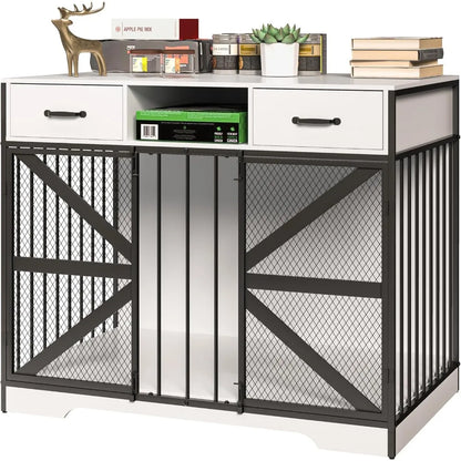 Dog Kennel Furniture with 2 Drawers