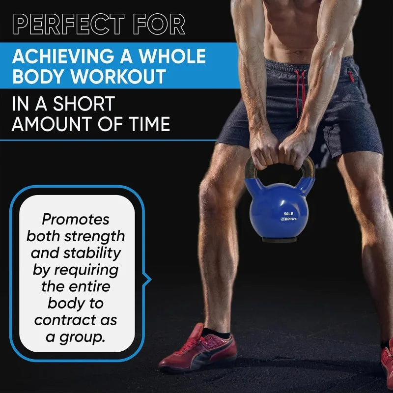 Cast Iron Kettlebell Sets, Professional Grade - Strength Training for Home Workout