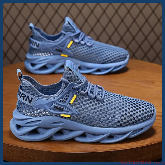 Men's Summer Mesh Sneakers - Breathable, Casual, Outdoor, Running, Tennis, Hiking