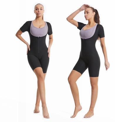 Zipper, Body Shaping, Sauna Suit For Women, Running Fitness, Sweat Absorption