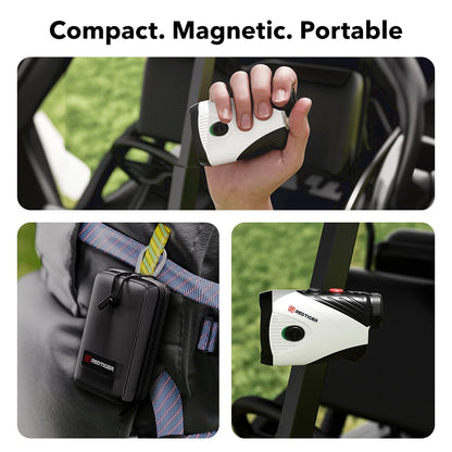 REDTIGER Golf Range Finder With Slope, 1000M, 1200 Yards, 7X Magnification, Rechargeable