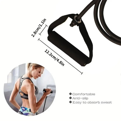 Resistance Bands With Handles, Exercise Bands For Men/Women, Strength Training Equipment At Home