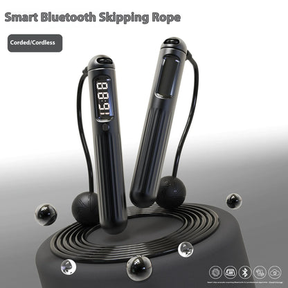 Smart Bluetooth Skipping Rope With CounterFitness Weight Bearing Ball