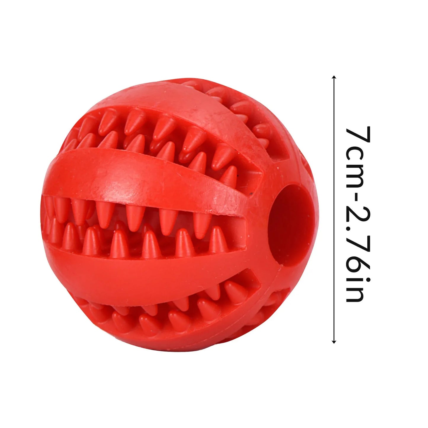 Pet Teeth Cleaning Prick Ball  Decompression Elastic Rubber Ball