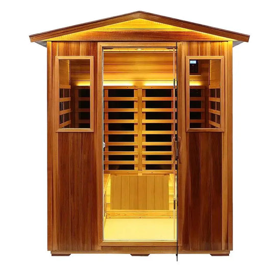 4-Person Infrared Outdoor Sauna