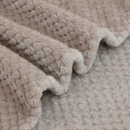 Baby Blanket, Soft Fleece, Thick Quilt Bedding, Swaddle Wrap, Stroller Sleep Cover