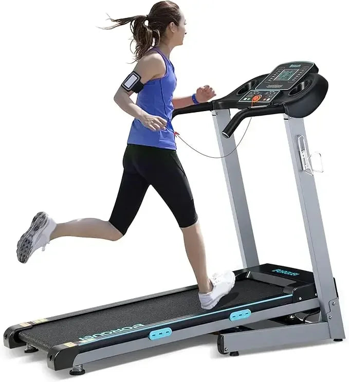 Electric Treadmill, Foldable, Auto Incline, 300 lb. Capacity