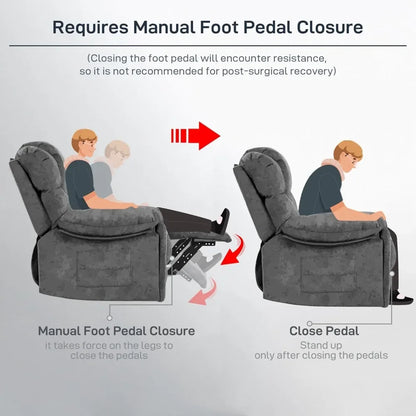 Gravity Recliner Chair Modern Ergonomic Lounge Single Sofa Seat