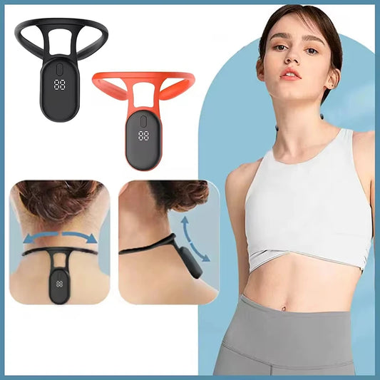 Smart Posture Corrector/Training, Micro Vibration, Reminder Sensor, Neck Hump Corrector