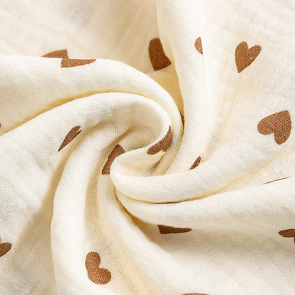 Baby Blanket, Muslin Swaddle, 2-Layer, Cotton, Receive Blankets, Bath Towel