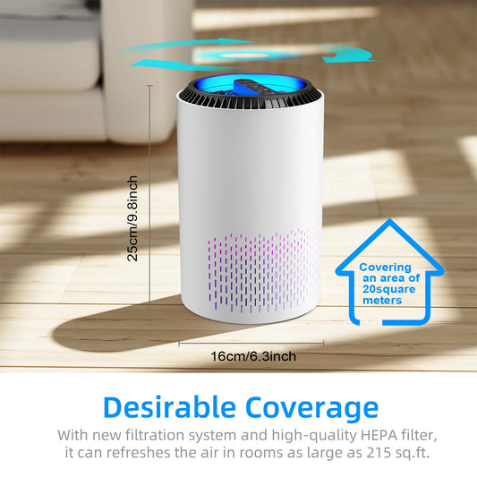 Air Purifiers, Fragrance for Bedroom/Home, Smoke, Pollen, Dander, Sleep Speed Control