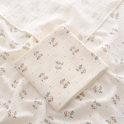 Baby Blanket, Muslin Swaddle, 2-Layer, Cotton, Receive Blankets, Bath Towel