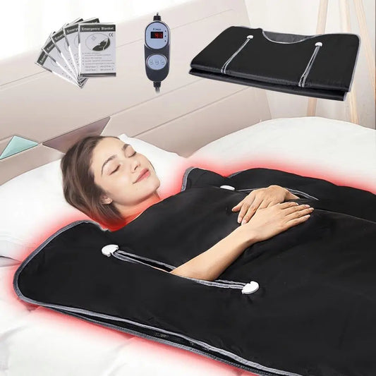 Portable Sauna Blanket Detox, Infrared, Carbon Fiber Heating
