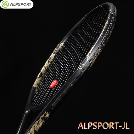 ALPSPORT JL 27-in, Durable, 4 3/8-in Grip, Carbon Fiber, Tennis Racket