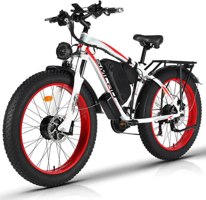 Electric Bicycle B1 2000W Dual Motor 48v 22.4ah Battery Adult 26 Inch Tire All terrain Hydraulic Brake
