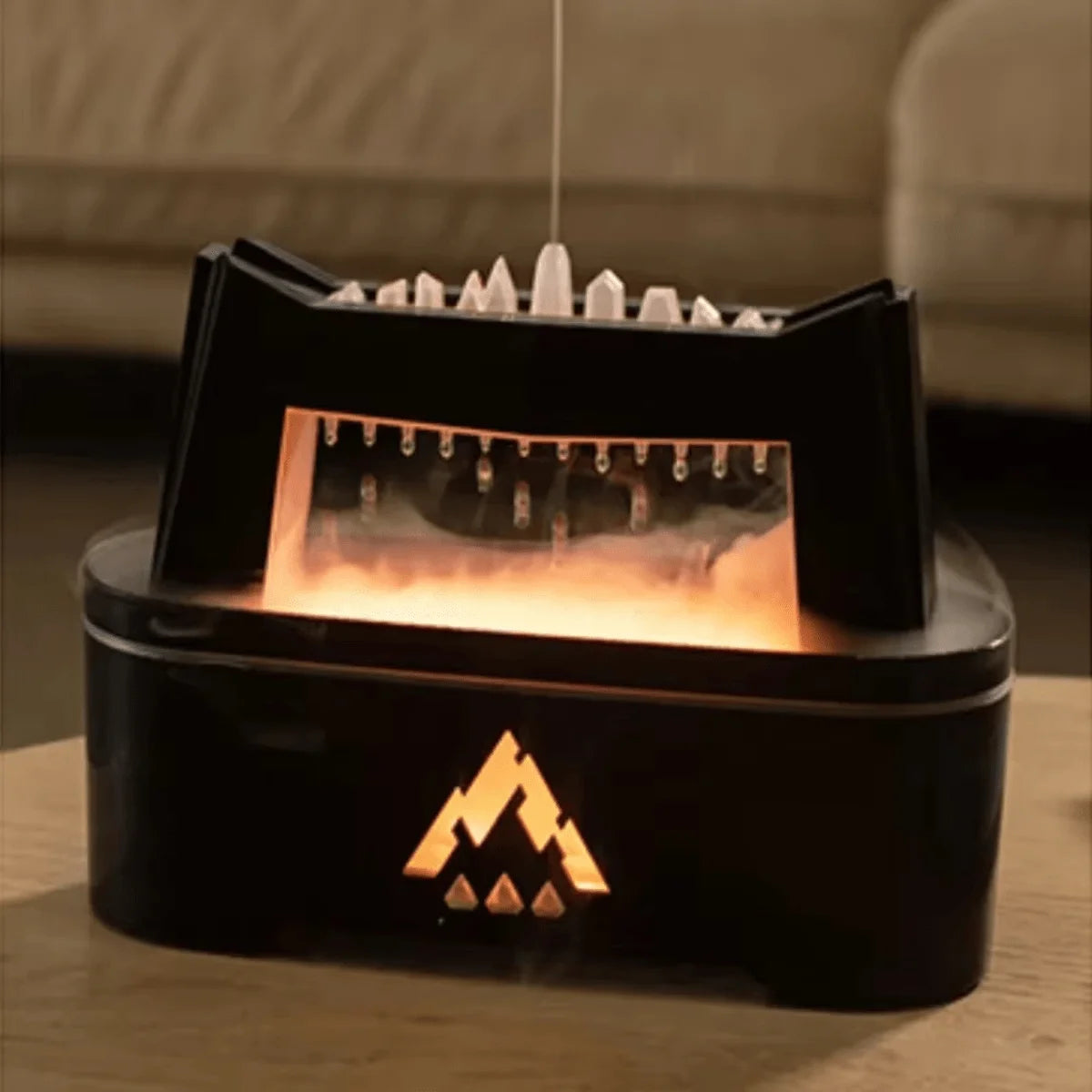 Water droplet rain sound aromatherapy diffusion humidifier, 300ML flame  diffuser suitable for bedrooms, yoga studio